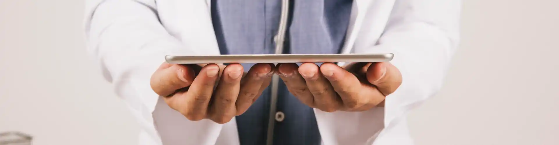 Patient reviewing consent options for sharing digital prescription data on a secure healthcare app