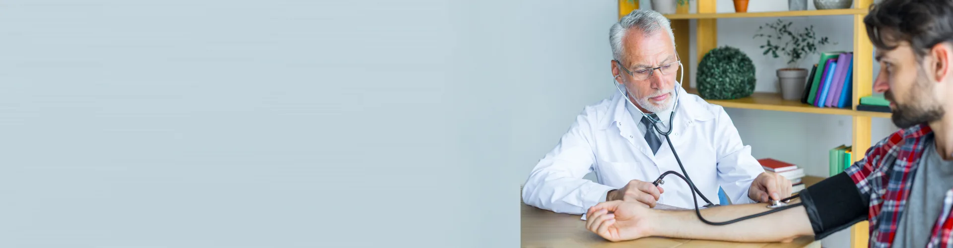 Professional Australian doctor providing telehealth consultation