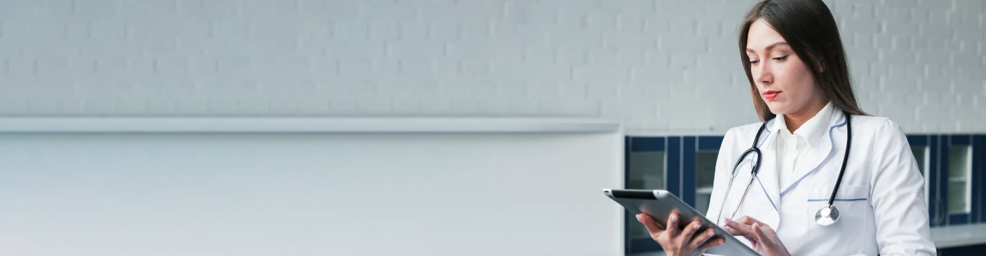 Professional Australian doctor providing telehealth consultation