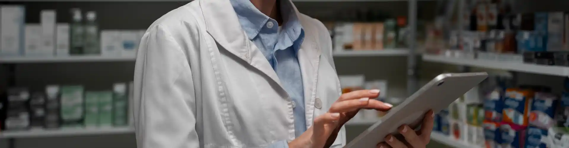 Patient selecting a preferred pharmacy for electronic prescriptions on a smartphone during an online healthcare consultation