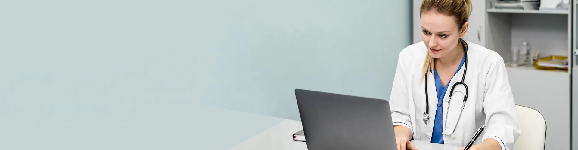 Professional Australian doctor providing telehealth consultation