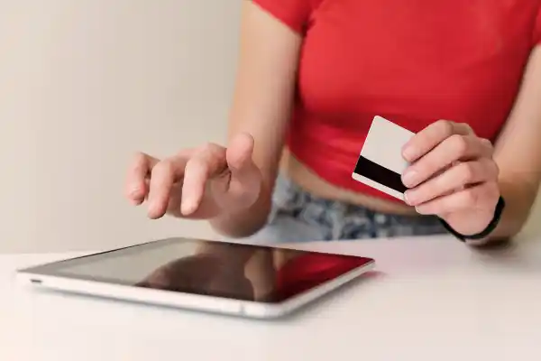 Patient checking and storing an electronic prescription token securely on a smartphone before visiting a pharmacy