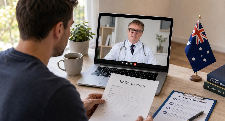 The Legal Rules for Sick Leave and Telehealth Medical Certificates in Australia