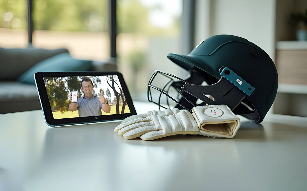 Adam Craig Gilchrist speaking at a community health event
